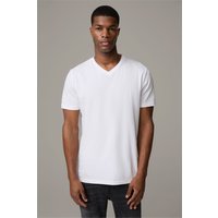 Cotton Stretch T-Shirt 2er Pack, weiß von Strellson
