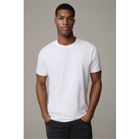 Cotton Stretch T-Shirt 2er Pack, weiß von Strellson