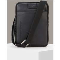 Leder-Schultertasche Brick Lane Brian, schwarz von Strellson