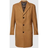 Strellson Wollmantel aus Baumwoll-Mix mit Kaschmir-Anteil Modell 'ADRIA' in Beige, Größe 54 von Strellson