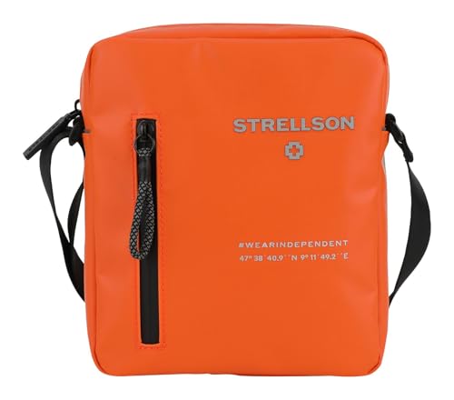 Strellson - 2.0 Marcus Schultertasche für Herren, Umhängetasche in Orange, Maße 18 x 21 x 5 cm von Strellson
