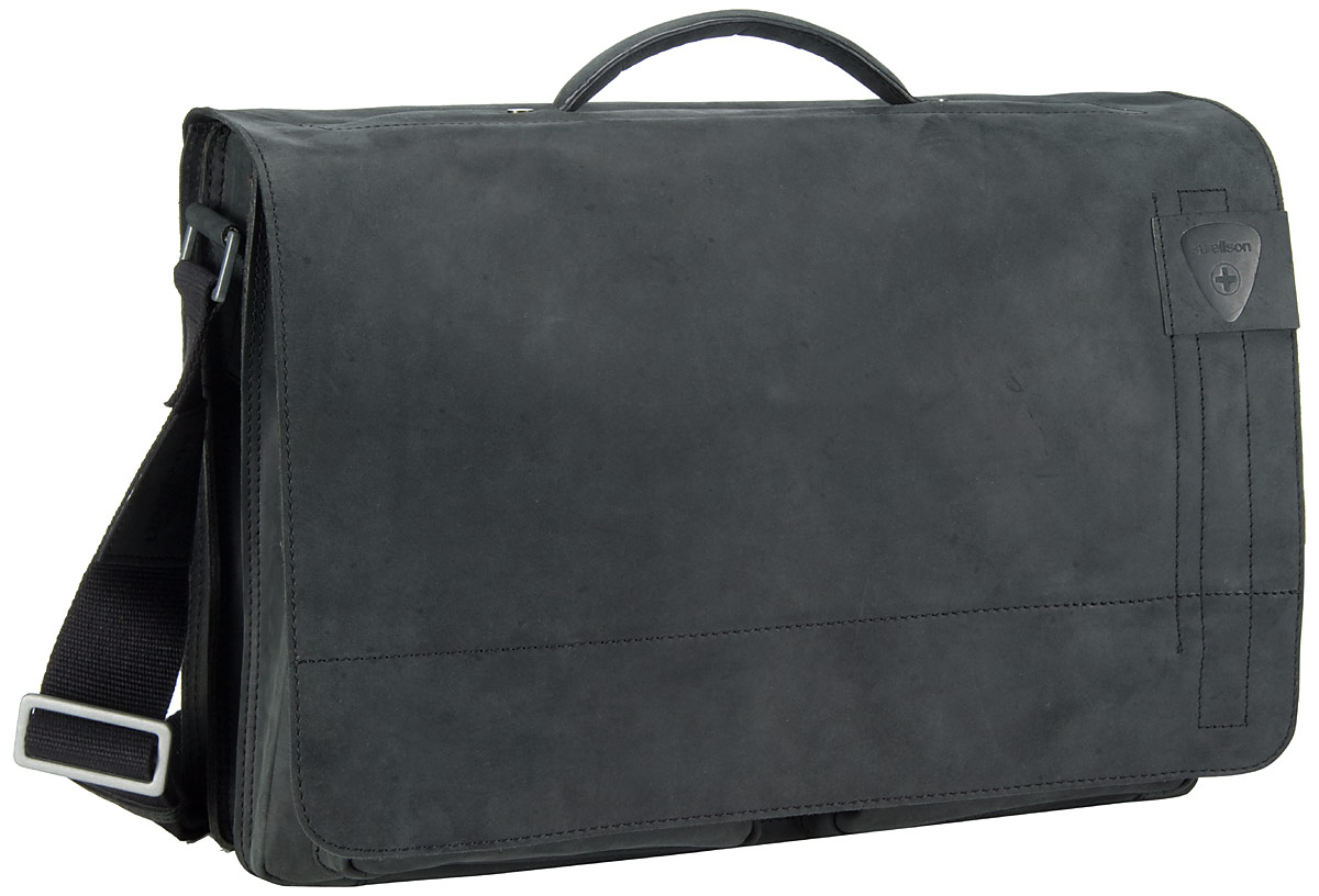 Strellson Richmond Briefbag XL  in Schwarz (17.2 Liter), Aktentasche von Strellson