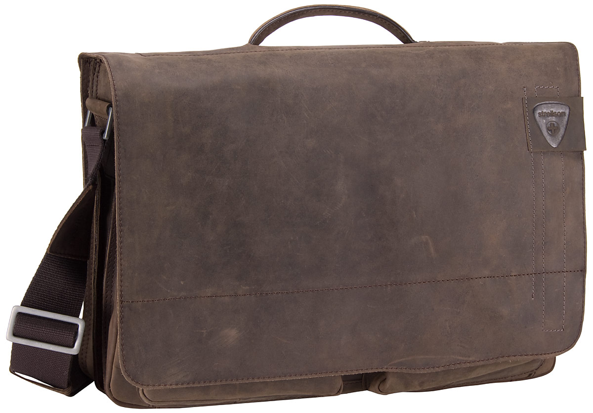 Strellson Richmond Briefbag XL  in Braun (17.2 Liter), Aktentasche von Strellson