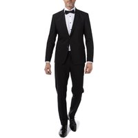 Strellson Herren Anzug schwarz Wolle Slim Fit von Strellson