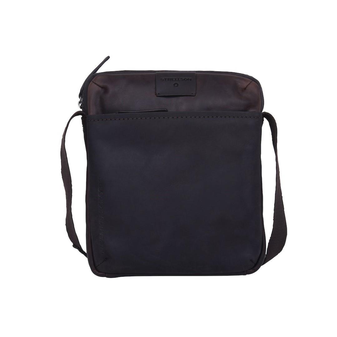 Strellson - BRICK LANE Business-Umhänger Brick Lane Shoulderbag Xs Darkbrown 702 dark brown - Gr. - S von Strellson
