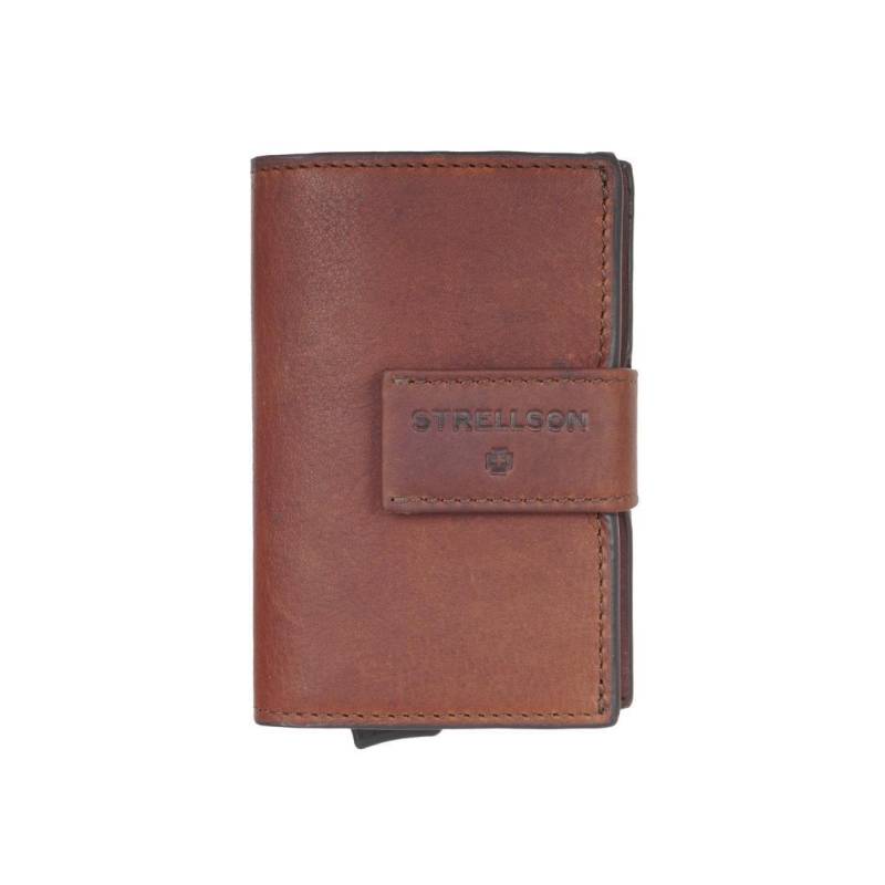 Strellson - BRICK LANE Kreditkartenetui Brick Lane E-Cage Darkbrown Dunkelbraun von Strellson