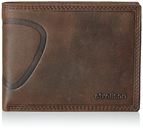 Strellson Baker Street Billfold H7 4010000048 Herren Geldbörsen 13x10x1 cm (B x H x T), Braun (dark brown 702) von Strellson