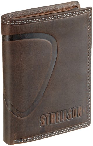 Strellson Baker Street Billfold V8 4010000224 Herren Geldbörsen 10x13x1 cm (B x H x T), Braun (dark brown 702) von Strellson