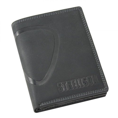 Strellson Baker Street Billfold V8 4010000224 Herren Geldbörsen 10x13x1 cm (B x H x T), Schwarz (black 900) von Strellson