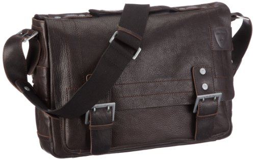 Strellson Balham BriefBag M 4010000148 Herren Henkeltaschen 38x27x8 cm (B x H x T), Braun (Dark Brown 702) von Strellson Premium