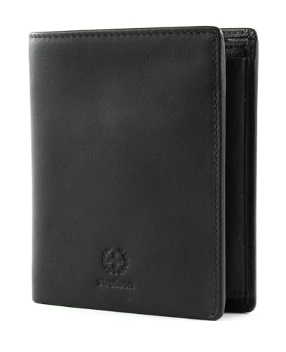 Strellson, Praktischer Herren Geldbeutel, Portemonnaie, Blackwall Jorge Billfold V8 aus Leder, Schwarz von Strellson