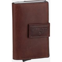 Strellson - Brick Lane C Three E-cage sv8 Dark Brown - Kartenetui  , 0.2 l von Strellson