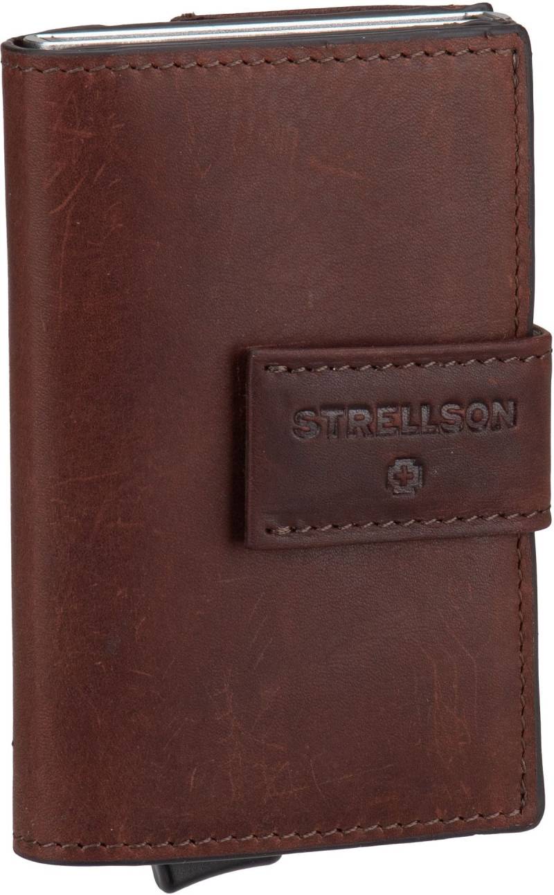Strellson Brick Lane C-Three E-cage sv8  in Braun (0.2 Liter), Kartenetui von Strellson