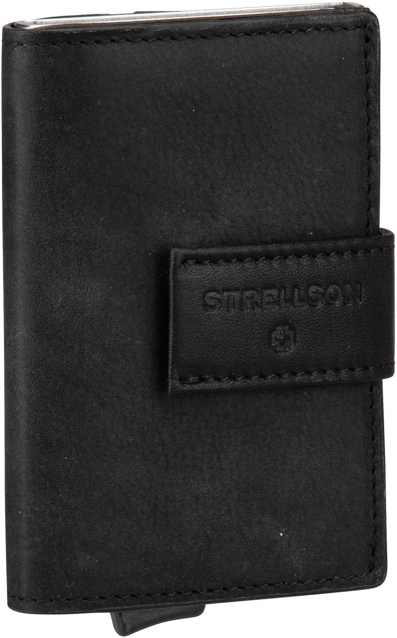 Strellson Brick Lane C-Three E-cage sv8  in Schwarz (0.2 Liter), Kartenetui von Strellson