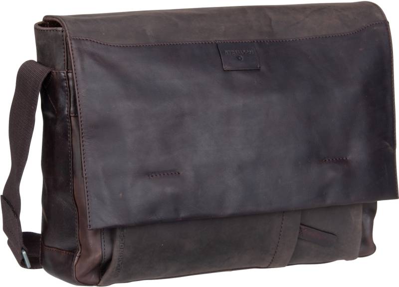 Strellson Brick Lane Jeremy Messenger LHF  in Braun (12.3 Liter), Umhängetasche von Strellson
