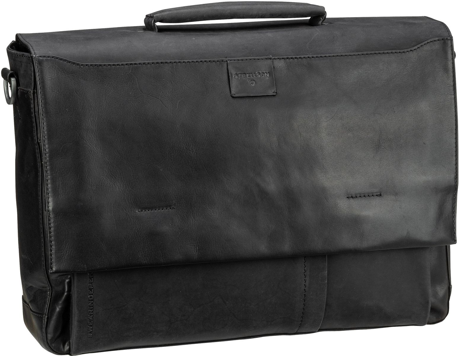 Strellson Brick Lane Jim Briefbag LHF  in Schwarz (15.3 Liter), Aktentasche von Strellson