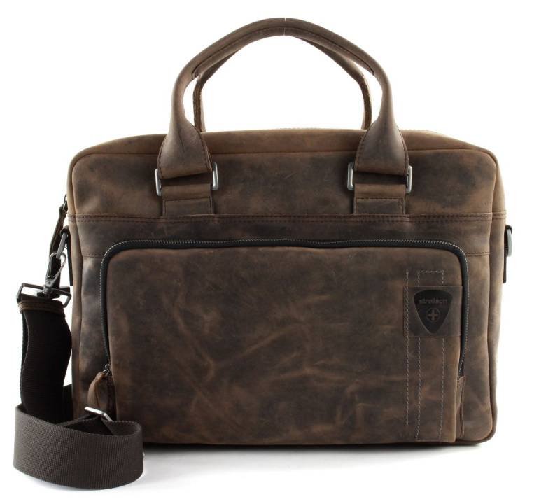 Strellson Businesstasche Charles Briefbag MHZ, aus echtem Rindsleder von Strellson