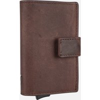 Strellson - Camden C Three E-Cage SV8F Dark Brown - Kartenetui  , 0.2 l von Strellson