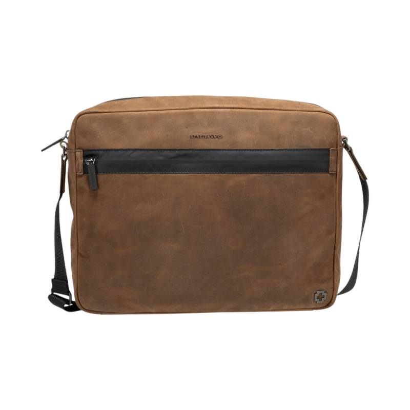 Strellson - Computertasche Bow Road Barney Shoulderbag L Darkbrown Braun von Strellson