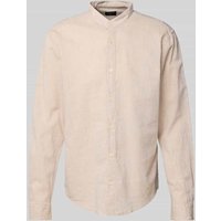 Strellson Freizeithemd mit Stehkragen Modell 'Cornel' in Beige, Größe XXL von Strellson