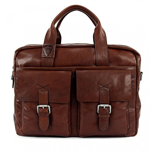 Strellson Greenford Aktentasche SoftBriefcase XL 703 cognac von Strellson