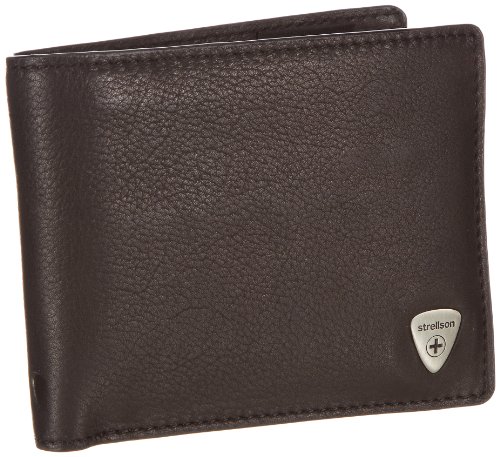 Strellson Harrison BillFold H4 4010001047 Herren Geldbörsen 13x10x1 cm (B x H x T), Schwarz (black 900) von Strellson