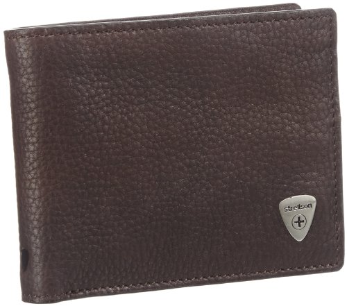 Strellson Harrison Billfold H8 4010001045 Herren Geldbörsen 12x10x1 cm (B x H x T), Braun (Dark Brown 702) von Strellson