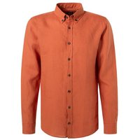 Strellson Herren Hemd orange Leinen von Strellson