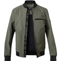 Strellson Herren Blouson grün Mikrofaser unifarben von Strellson