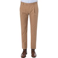 Strellson Herren Bundfaltenhose beige Baumwolle von Strellson