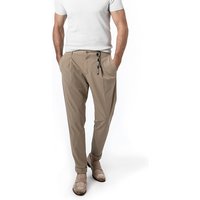 Strellson Herren Bundfaltenhose beige Mikrofaser von Strellson