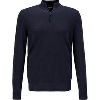 Strellson Herren Cardigan blau Baumwolle unifarben von Strellson