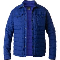 Strellson Herren Daunenjacke blau Mikrofaser unifarben von Strellson