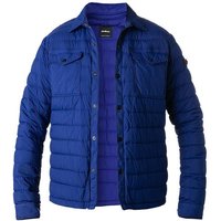 Strellson Herren Daunenjacke blau Mikrofaser unifarben von Strellson