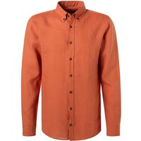 Strellson Herren Hemd orange Leinen von Strellson