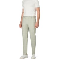 Strellson Herren Hose grün kariert Slim Fit von Strellson