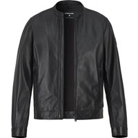 Strellson Herren Lederjacke Schwarz Lammnappa von Strellson