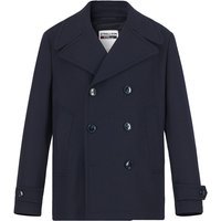 Strellson Herren Jacke blau Wolle unifarben von Strellson