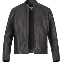 Strellson Herren Lederjacke braun Lammnappa unifarben von Strellson