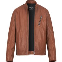 Strellson Herren Lederjacke braun Lammnappa unifarben von Strellson
