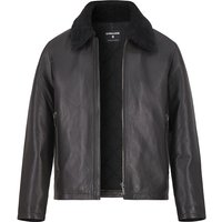 Strellson Herren Lederjacke braun unifarben von Strellson