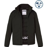 Strellson Herren Funktionsjacke grün Mikrofaser unifarben von Strellson