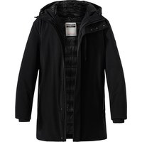 Strellson Herren Parka schwarz unifarben von Strellson