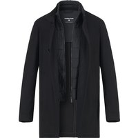 Strellson Herren Mantel schwarz unifarben von Strellson