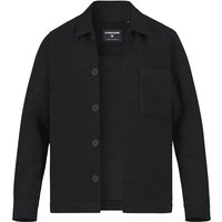 Strellson Herren Overshirt schwarz unifarben von Strellson