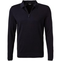 Strellson Herren Pullover blau Baumwolle unifarben von Strellson