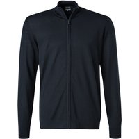 Strellson Herren Cardigan blau Merinowolle unifarben von Strellson