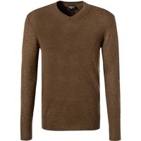 Strellson Herren Pullover braun Alpaka-Wolle unifarben von Strellson