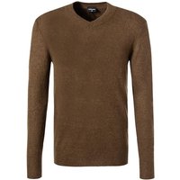 Strellson Herren Pullover braun Alpaka-Wolle unifarben von Strellson