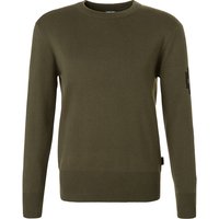 Strellson Herren Pullover grün unifarben von Strellson